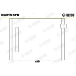 Glyco Eksantrik Yatağı – N147/5-STD / OEM 038103673B