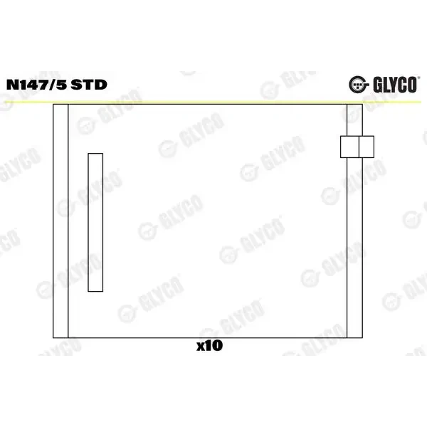 Glyco Eksantrik Yatağı – N147/5-STD / OEM 038103673B