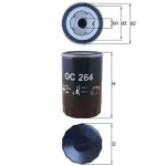 Mahle Yağ Filtresi – OC264 / OEM 034115561A
