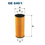 Filtron Yağ Filtresi – OE640/1 / OEM 038115466