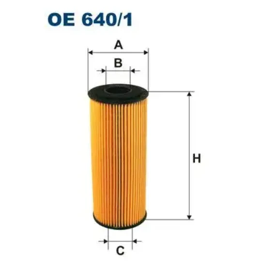 Filtron Yağ Filtresi – OE640/1 / OEM 038115466 ürün görseli