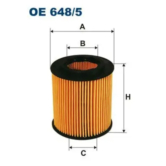 Filtron Yağ Filtresi – OE648/5 / OEM 71737926 ürün görseli