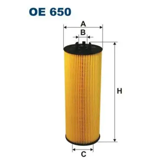 Filtron Yağ Filtresi – OE650 / OEM 059115561B ürün görseli