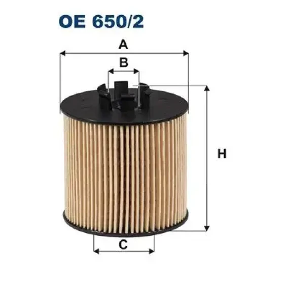 Filtron Yağ Filtresi – OE650/2 / OEM 03C115577A ürün görseli