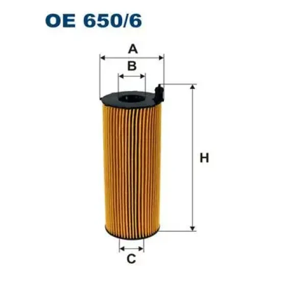 Filtron Yağ Filtresi – OE650/6 / OEM 95510722200 ürün görseli