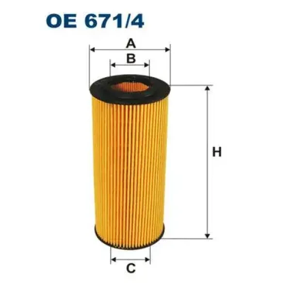 Filtron Yağ Filtresi – OE671/4 / OEM 06E115466