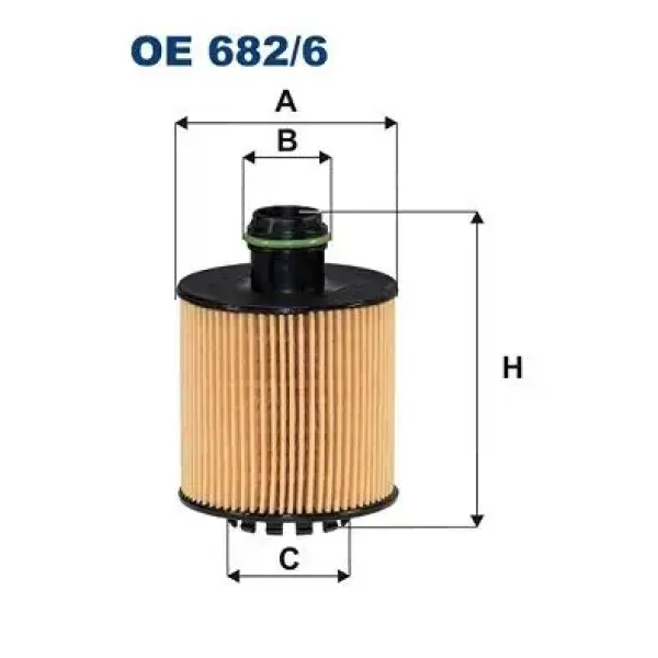 Filtron Yağ Filtresi – OE682/6 / OEM 55261437