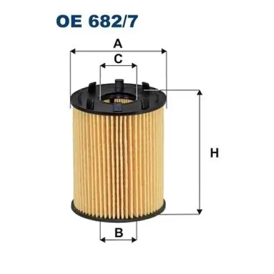 Filtron Yağ Filtresi – OE682/7 / OEM 6000626333 ürün görseli