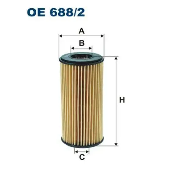 Filtron Yağ Filtresi – OE688/2 / OEM 06K115466 ürün görseli