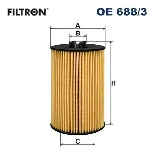 Filtron Yağ Filtresi – OE688/3 / OEM 03N115466