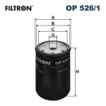 Filtron Yağ Filtresi – OP526/1 / OEM 034115561A