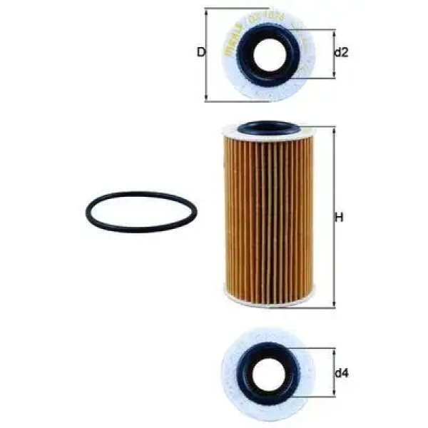 Mahle Yağ Filtresi – OX1076D / OEM 059198405B
