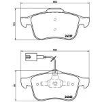 Brembo Ön Fren Balatası – P23103
