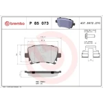 Brembo Arka Fren Balatası – P85073