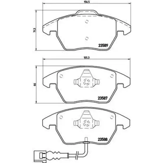 Brembo Ön Fren Balatası – P85075 ürün görseli