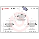 Brembo Ön Fren Balatası – P85113