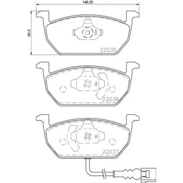 Brembo Ön Fren Balatası – P85137X