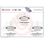 Brembo Ön Fren Balatası – P85146