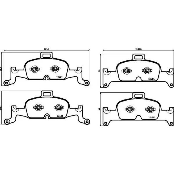 Brembo Ön Fren Balatası – P85164X