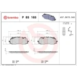 Brembo Ön Fren Balatası – P85165X