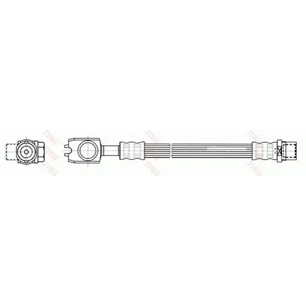 TRW Arka Fren Hortumu – PHD557 / OEM 4B0611775B