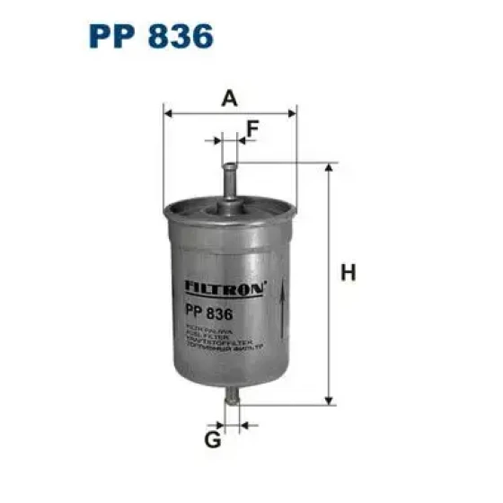 Filtron Yakıt Filtresi – PP836 / OEM 1H0201511 ürün görseli