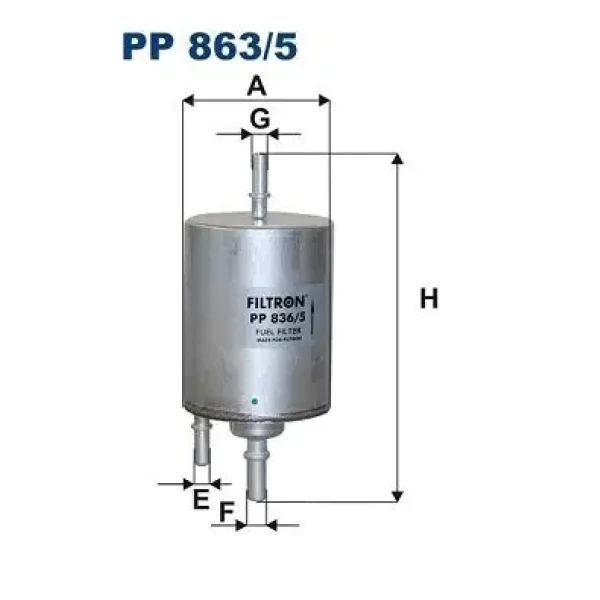 Filtron Yakıt Filtresi – PP836/5 / OEM 4F0201511B