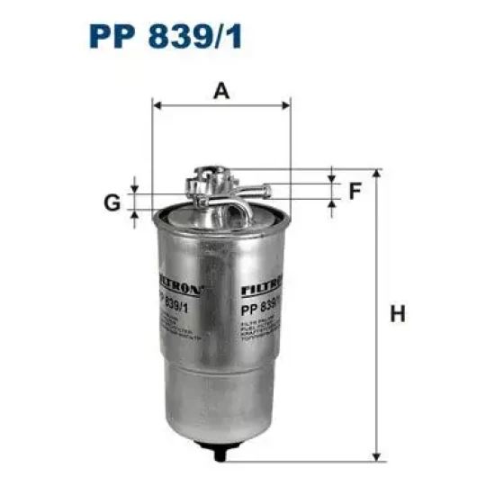 Filtron Yakıt Filtresi – PP839/1 / OEM 1C0127401 ürün görseli