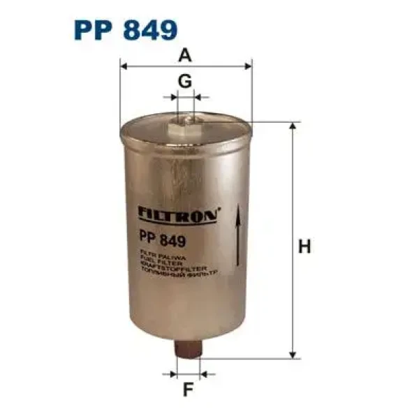 Filtron Yakıt Filtresi – PP849 / OEM 811133511B
