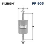 Filtron Yakıt Filtresi – PP905 / OEM 6X0201511