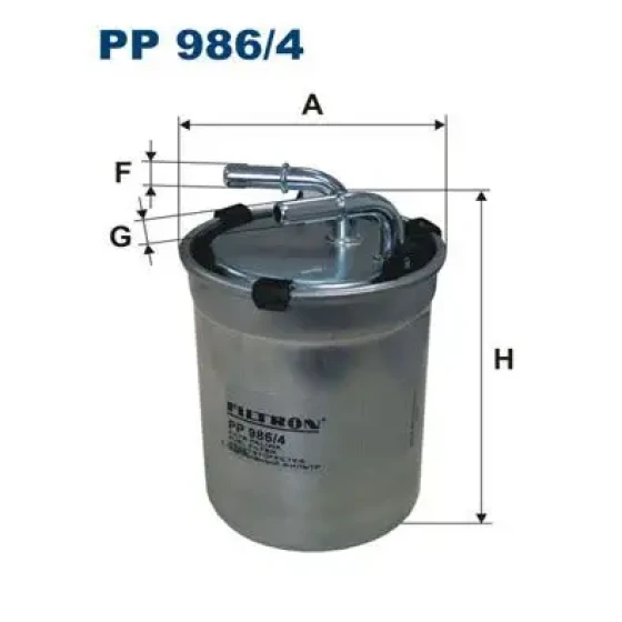 Filtron Yakıt Filtresi – PP986/4 / OEM 6C0127400 ürün görseli