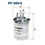 Filtron Yakıt Filtresi – PP986/5 / OEM 6R0127400D