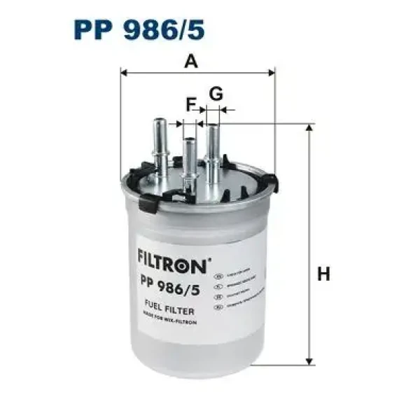 Filtron Yakıt Filtresi – PP986/5 / OEM 6R0127400D