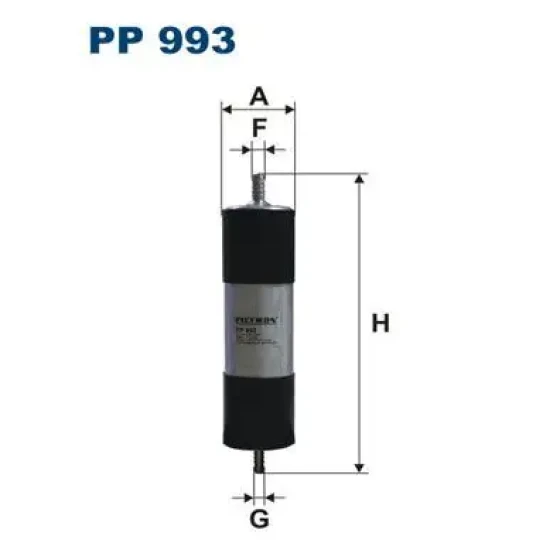 Filtron Yakıt Filtresi – PP993 / OEM 4F0127401F ürün görseli