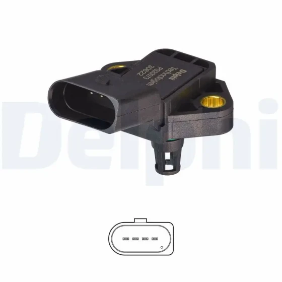 Delphi Map Sensörü – PS20073-12B1 / OEM 03G906051M ürün görseli