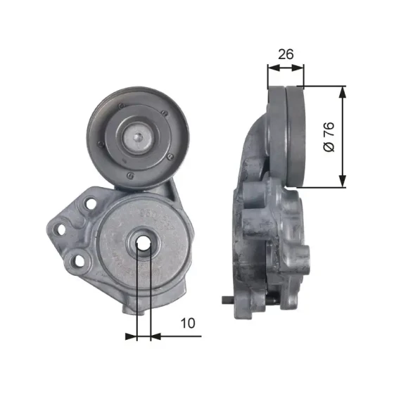Gates Kayış Gergi Kütüğü – T39173 / OEM 03C145299J ürün görseli
