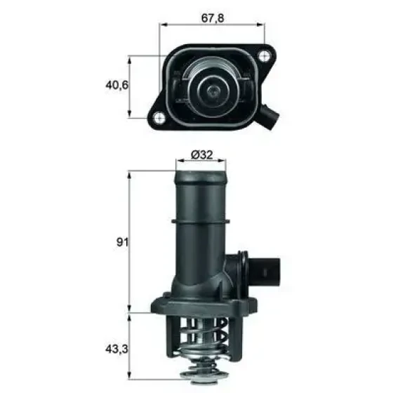 Mahle Termostat – TI16105 / OEM 06A121114 ürün görseli