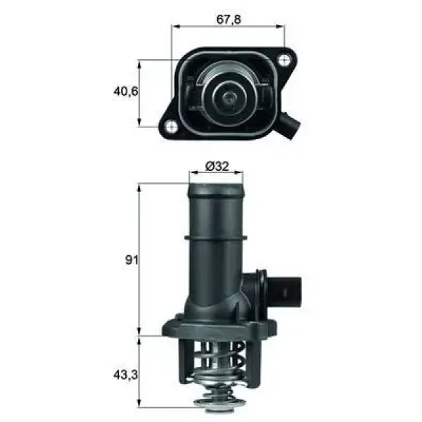 Mahle Termostat – TI16105 / OEM 06A121114