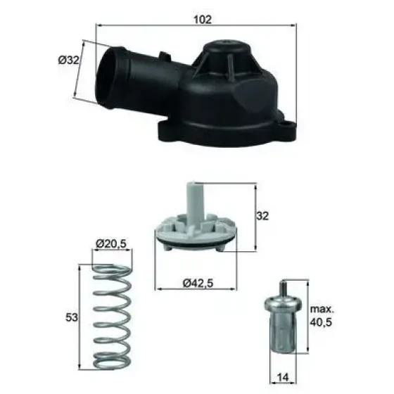 Mahle Termostat – TI24483D ürün görseli