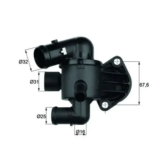 Mahle Termostat – TI3387 / OEM 03L121111AM ürün görseli