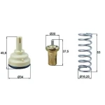 Mahle Termostat – TX181105D / OEM 03C121110P
