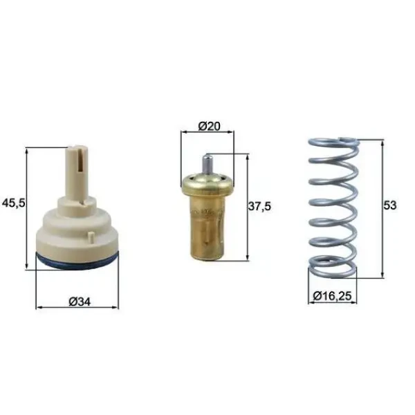 Mahle Termostat – TX18195D / OEM 03C121110G