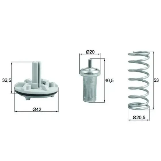 Mahle Termostat – TX18380D / OEM 03C121110L ürün görseli