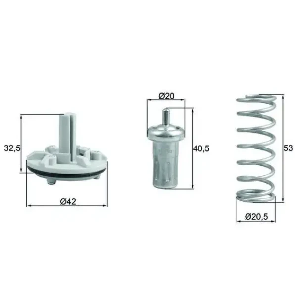 Mahle Termostat – TX18380D / OEM 03C121110L