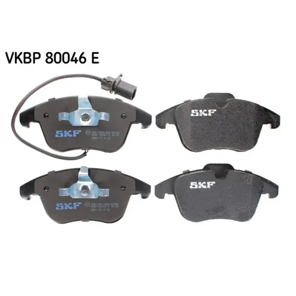SKF Ön Fren Balatası – VKBP80046E / OEM 8K0698151F