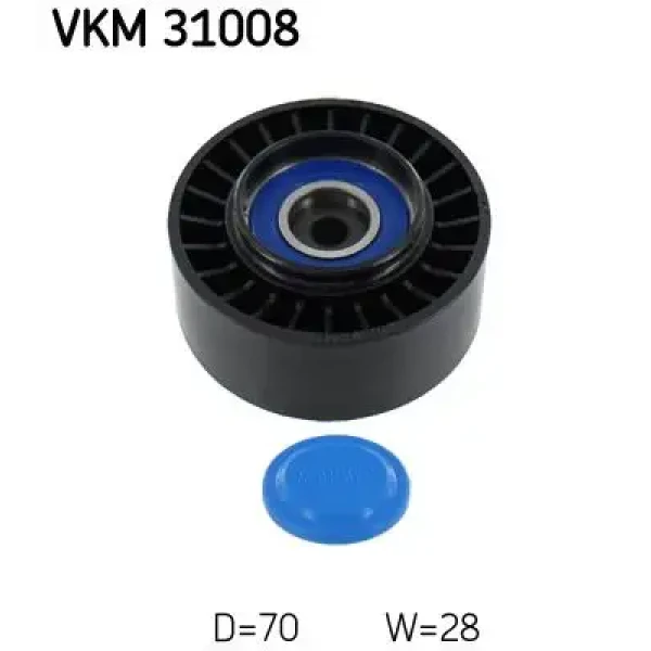 SKF Alternatör Gergi Rulmanı – VKM31008 / OEM 03G145276