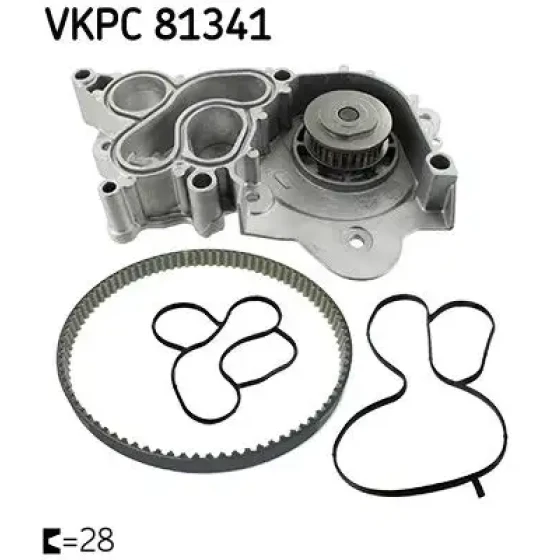 SKF Devirdaim – VKPC81341 / OEM 04E 121 605 E ürün görseli