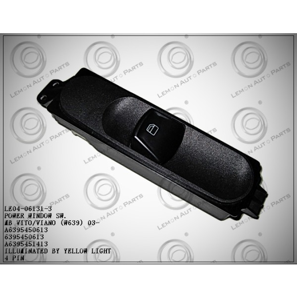 Cam Açma Düğmesi Sağ 639 - Kod 4U.17082MR - OEM A6395451413