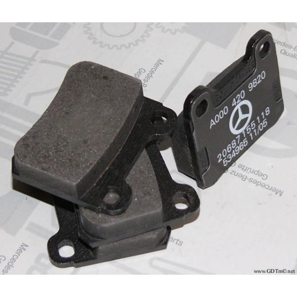 Arka Fren Balatası - W124 85-95 Frd FDB979 - Kod 4U.22048MR - OEM A0004209820