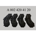 Fren Balatası - Ön-arka 904 Mercedes-benz Sprinter-lt - Kod 4U.22129MR - OEM A0024204120